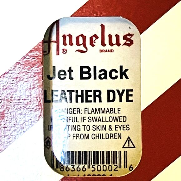 NEW Angelus Leather Dye 2 Jet Black Oxblood 3 Ounce Applicators Shoe Craft Purse - Picture 3 of 10